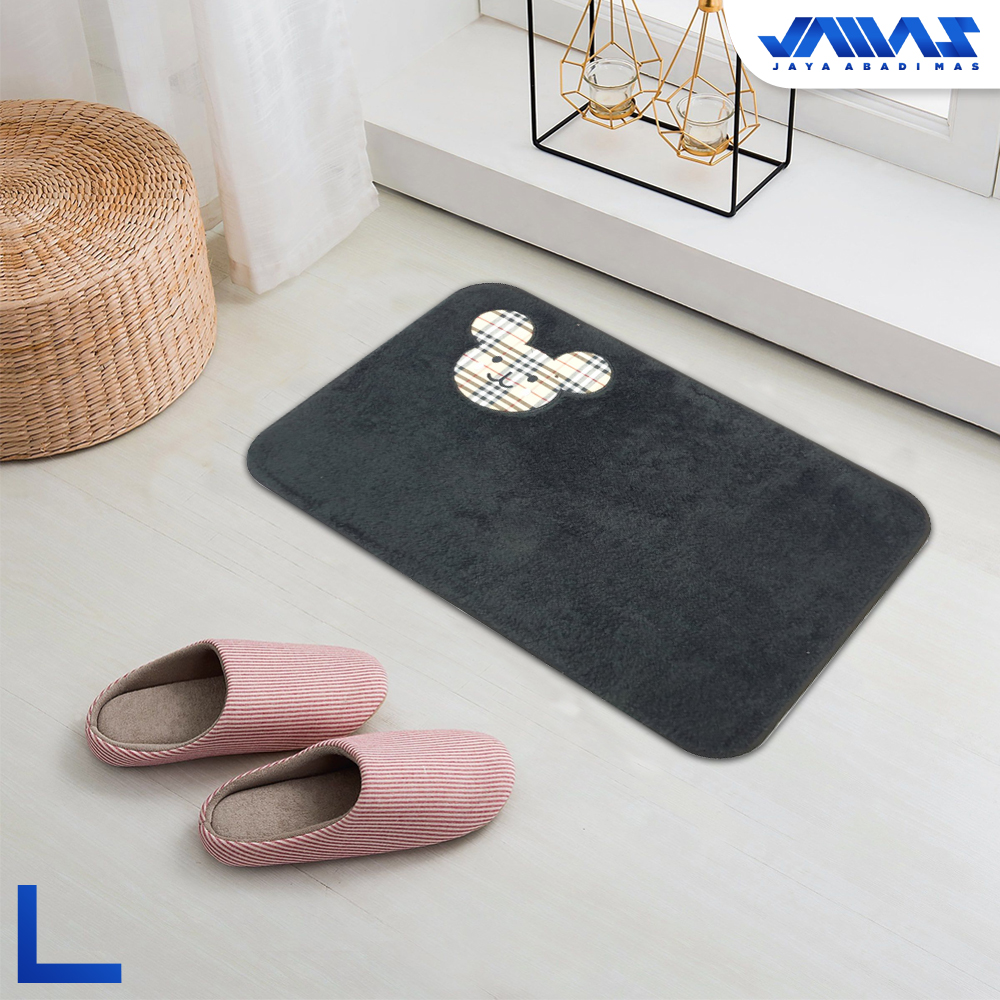 Keset Bulu Angsa Anti slip Ukuran 40x60cm Halus Lembut Karakter Anak